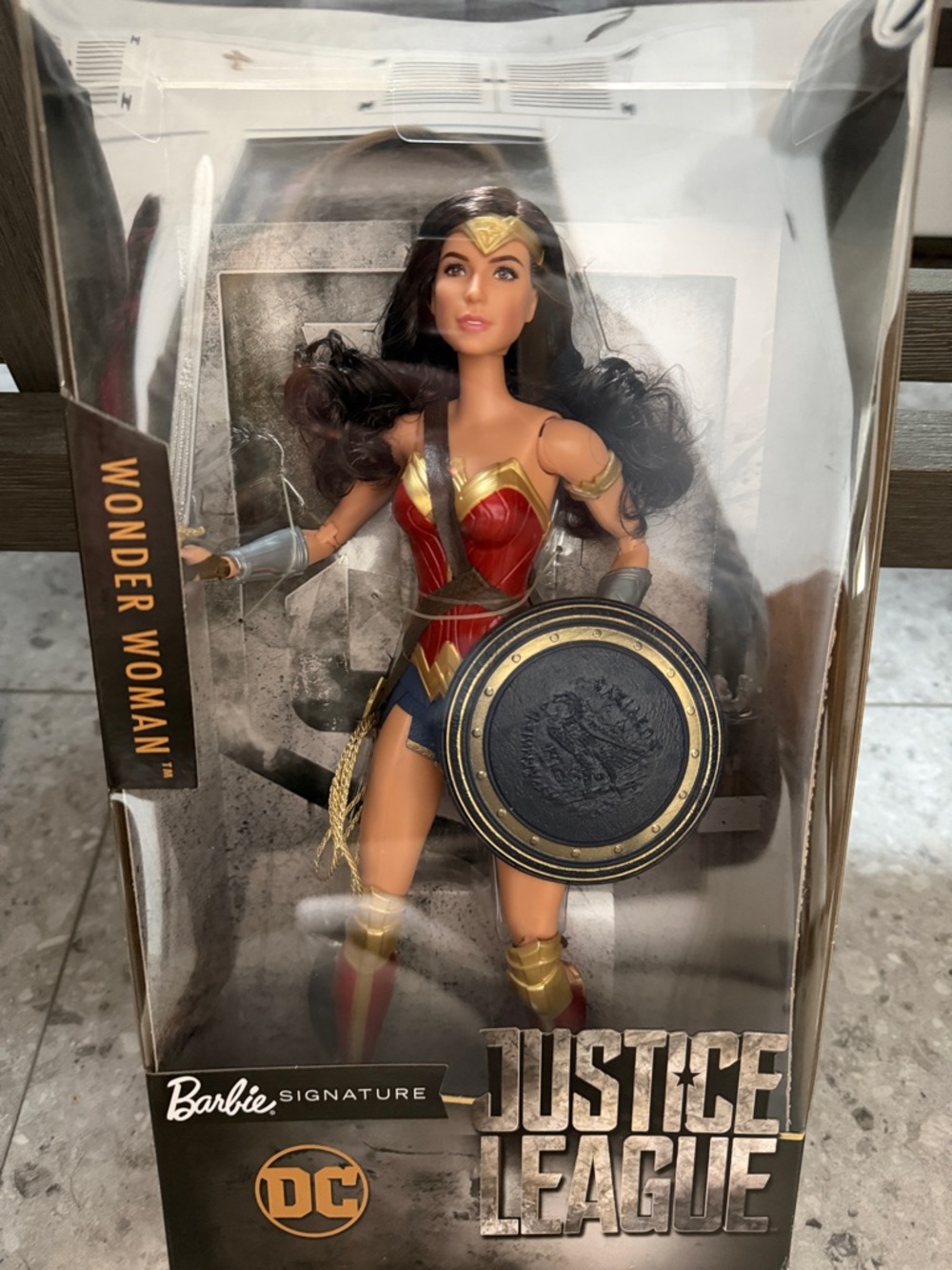 Barbie Wonder Woman Doll - Red, Blue, Gold